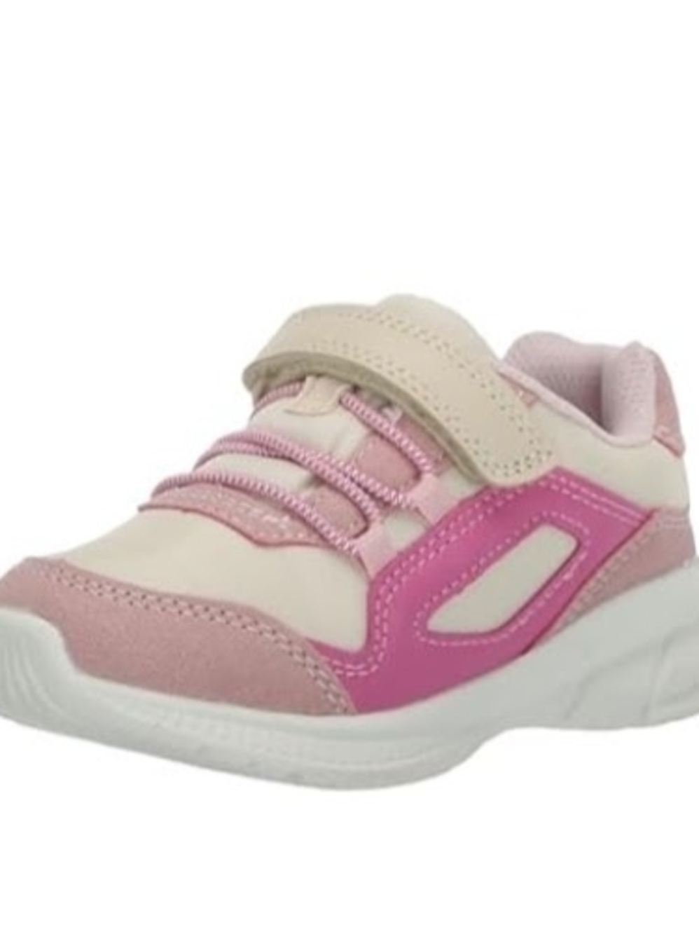 Carter's Toddler Sneakers Girls Shoes Athletic Casual Pink & Sand Easy-On